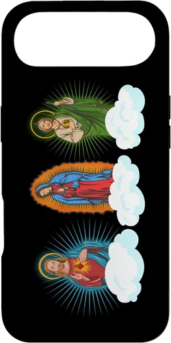 Miniatura 26 de iPhone 11 Pro Max Jesús, Virgen María y San Judas Tadeo En Nubes Caso
