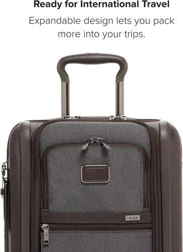 Miniatura 5 de TUMI - Alpha International Equipaje de mano con 4 ruedas de doble acceso - Con puerto USB integrado y bloqueo TSA integrado - Maleta con ruedas
