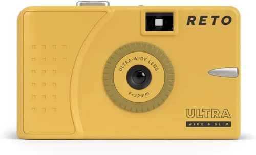 Miniatura 10 de RETO Ultra amplia y delgada de 35mm cámara de película reutilizable para luz natural - Lente ancha de 22mm, sin enfoque, ligera, fácil de usar Crema