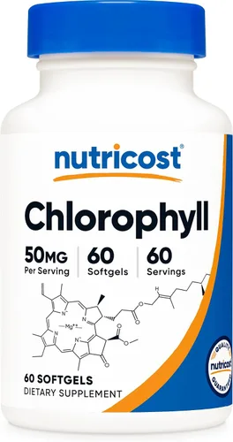 Miniatura 6 de Nutricost Clorofila (50 mg) 30 cápsulas blandas - Sin gluten