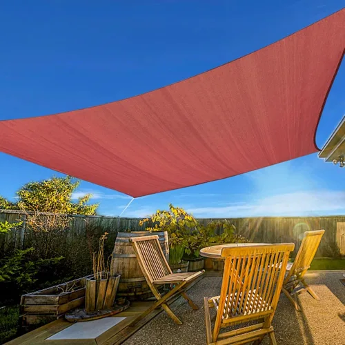 Artpuch - Toldo rectangular tipo vela, 5.46 oz/yd², con bloqueo de rayos ultravioleta, para patio, jardín, instalaciones y actividades al aire