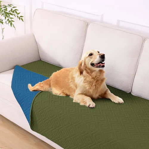 Miniatura 119 de hyha Manta impermeable para perro, manta suave para cama de perro, manta para mascotas, funda de sofá impermeable lavable para perros, fundas Gris