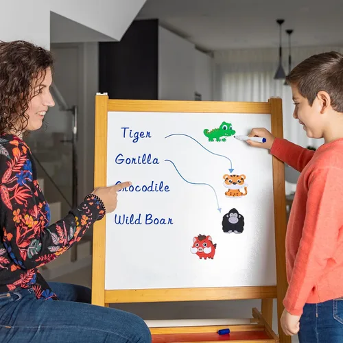 Miniatura 6 de SUPINEEDO Imanes de Nevera para Niños, Imanes de Nevera de Animales para Niños Pequeños de 1 a 3 años, Imán de Respaldo Completo para Bebés, Lindos