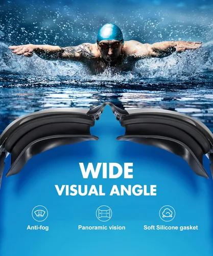 Miniatura 8 de NSSIW Swim Goggles,Anti-Fog Swimming Goggles, 3 Pack Goggles Swimming Adult Men Women Youth