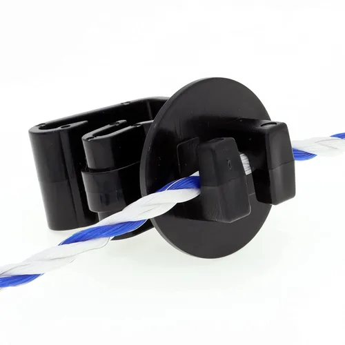 Miniatura 2 de 50 aisladores para alambre eléctrico de valla, poste en T a presión, aisladores eléctricos de valla (INS505, 50 piezas)