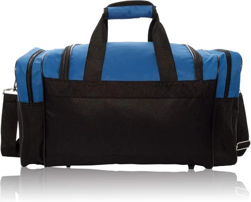 Miniatura 12 de Bolsa de lona, de DALIX, para el gimnasio, para viajar, 17 pulgadas