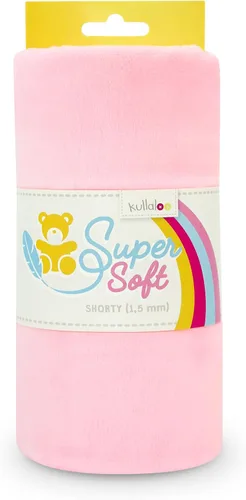 Miniatura 36 de kullaloo Tela de Felpa Tela Minky Blanca Sólida para Coser Material de Abrazo Súper Suave 39.5x29.5 pulgadas Peluches, Mantas de Bebé