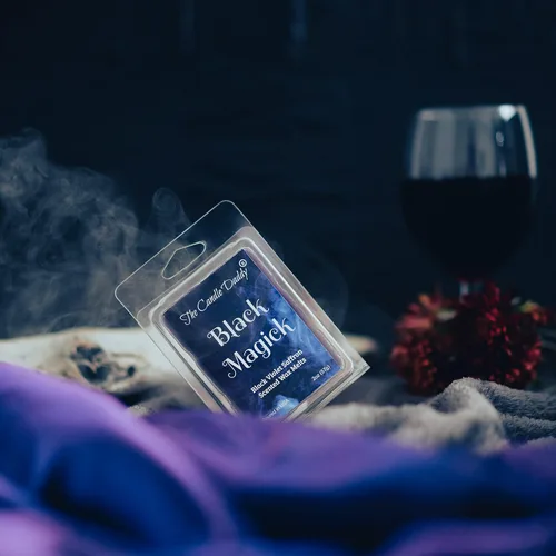 Miniatura 2 de The Candle Daddy Black Magick - Cera perfumada de azafrán negro violeta - 1 paquete - 2 onzas - 6 cubos