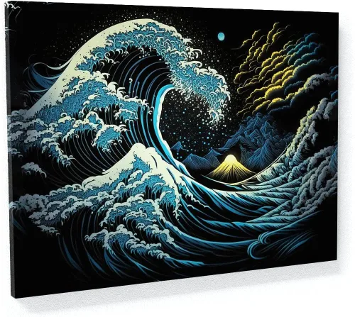 Miniatura 56 de Sense Canvas Pop Art The Starry Night 20 - Lienzo decorativo para decoración del hogar, póster grande de 40 x 30 pulgadas, 0.75 pulgadas