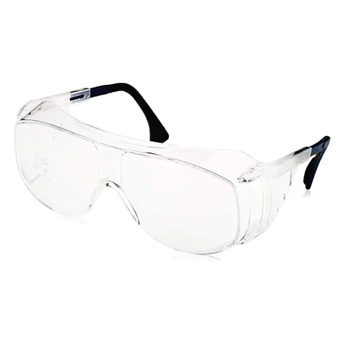 Honeywell Uvex Ultra-Spec 2001 OTG (sobre el vidrio) Gafas de seguridad para visitantes con lente antivaho Uvextreme transparente (S0112C)