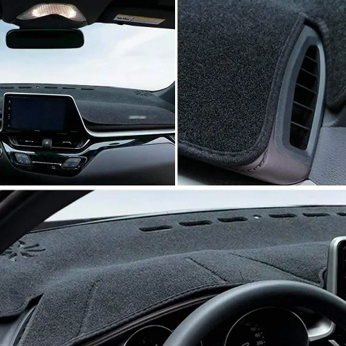 Miniatura 3 de Cubierta de consola central negra de ajuste personalizado para salpicadero, protector solar, alfombrilla compatible con Kia Sorento 2021 2022