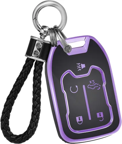 Miniatura 7 de Funda para llavero GMC Chevy con llavero, funda para llavero compatible con GMC Acadia Yukon XL/LTZ Terrain Chevy Chevrolet Tahoe Silverado Suburban