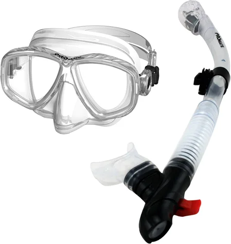 Miniatura 7 de Promate Máscara de purga de snorkel y conjunto combinado de snorkel seco (SCS0096)