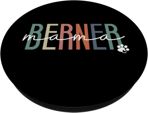 Miniatura 2 de Berner Mama Bernese Mountain Dog Mamá Día de la Madre PopSockets intercambiables PopGrip
