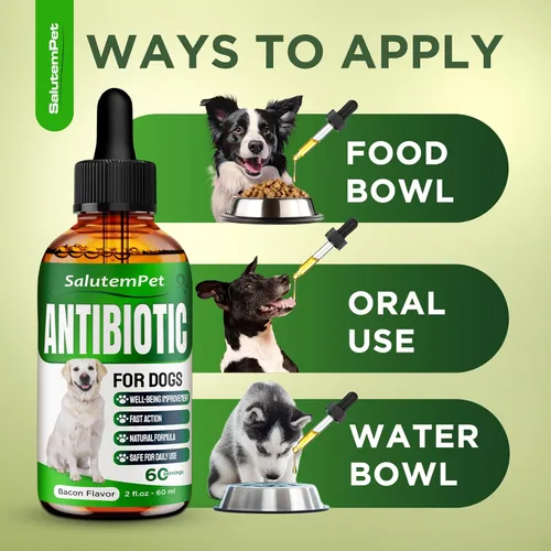 Miniatura 5 de Antibióticos naturales para perros y cachorros Antibióticos para perros de todas las edades Ingredientes a base de hierbas Ayuda con alergias