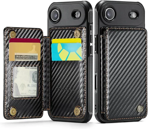 Miniatura 90 de Vinich Funda tipo cartera para iPhone 11 con tarjetero, bloqueo RFID, ranuras de crédito, función atril, a prueba de golpes, para iPhone 11 de 6.1