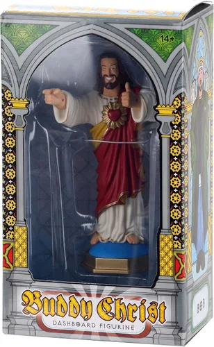 Miniatura 6 de Fun Costumes Buddy Christ - Figura coleccionable de estatua – 4.75 pulgadas con caja de ventana, embalaje estándar