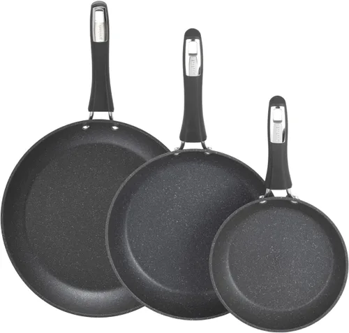 Miniatura 8 de GoodCook Juego de utensilios de cocina de aluminio Micro-Divot de 12 piezas con ollas, sartenes, cuchara y volteador, ollas y sartenes