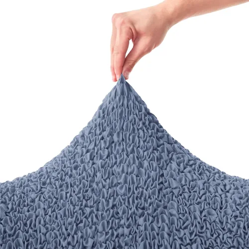 Miniatura 6 de PAULATO BY GA.I.CO. Funda para sillón, sofá, desmontable, para muebles, elástica, de doble vista, colección Microfibra Azul
