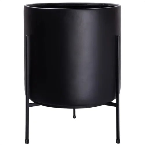 Miniatura 13 de Macetero moderno con soporte de metal de 8, 10, 12 y 14 pulgadas, para plantas