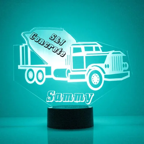 Miniatura 18 de Poste de Barbería Personalizado y Herramientas Letrero LED Lámpara de Luz Nocturna con Control Remoto, Pantalla Iluminada con Nombre o Imagen Barber