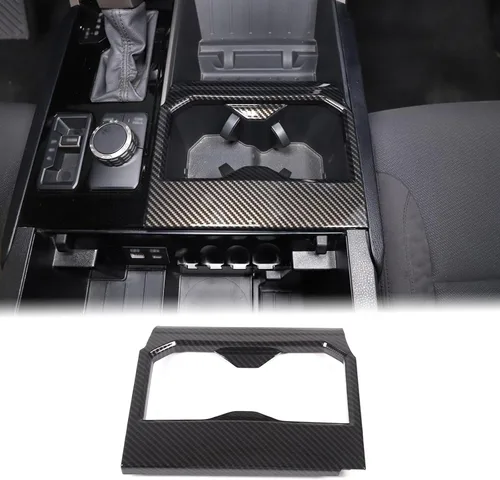 Miniatura 21 de Aunginsy Soporte para reposabrazos central de asiento delantero, cubierta de marco de taza compatible con Toyota Tundra/Sequoia 2022-2025