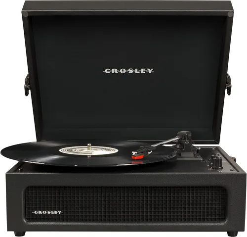 Miniatura 16 de Crosley CR8017B-TA Voyager - Tocadiscos portátil clásico de vinilo con Bluetooth de entrada/salida y altavoces integrados, color marrón Canela