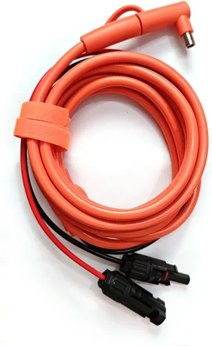 Cable adaptador de conector solar de 9.8 ft a CC de 0.315 in, conector de cable solar de 12 AWG+14 AWG a DC8020/DC7909 compatible con Jackery