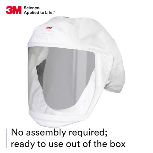 Miniatura 5 de 3M Versaflo - Funda para cabeza con suspensión integrada, S-133L-5, blanco, mediano/grande, 5 EA/Case