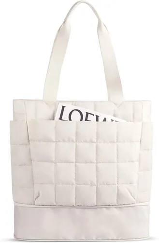 Miniatura 8 de befen Bolsa de mano para computadora portátil para mujer, bolsa de viaje para enfermera, bolsas acolchadas acolchadas, bolsa de playa ligera e