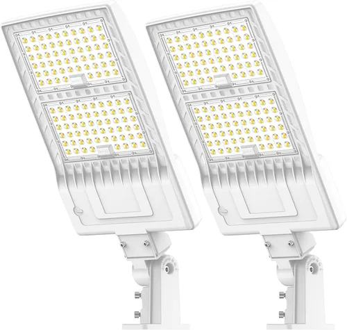 Miniatura 31 de KUKUPPO Luz LED de estacionamiento de 200 W, luz de poste de estacionamiento de grado industrial con certificación DLC UL, luz LED caja de zapatos