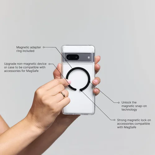 Miniatura 5 de White Be Kind Light Pastel Purple PopSockets MagSafe PopGrip para iPhone