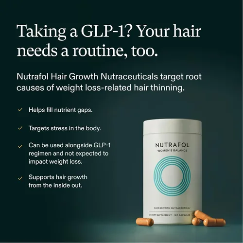 Miniatura 12 de Suplementos Nutrafol Women's Balance para el Crecimiento del Cabello para Mujeres, Recomendados por Dermatólogos, Edades 45 y Más, Clínicamente