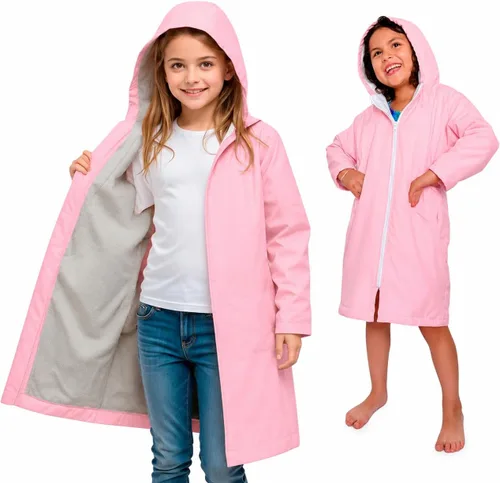 Miniatura 10 de MACAR Parka de natación impermeable con forro polar, ideal para actividades junto a la piscina y al aire libre