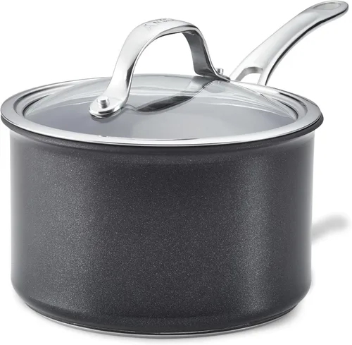 Miniatura 18 de Anolon X SearTech - Saucier antiadherente de aluminio con tapa, 2.5 cuartos de galón, gris súper oscuro