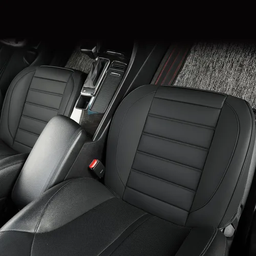 Miniatura 7 de 1 Paquete de Fundas de Asiento Delantero de Automóvil de Cuero, Fundas de Asiento Inferior para Automóviles, Funda de Cojín de Asiento de Conductor