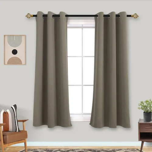 Miniatura 87 de Mrs.Naturall Cortinas Azul Real para Dormitorio, Cortinas Opacas Cortas Medianas Azul Cobalto para Cocina Decoración de Habitación de Adolescentes