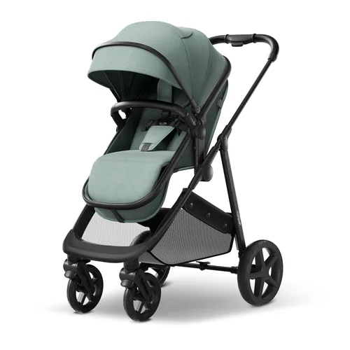 Miniatura 13 de Mompush Cochecito de bebé, convertible 2 en 1 con opción de moisés, compatible con asiento de automóvil infantil, incluye adaptador, cochecito Negro