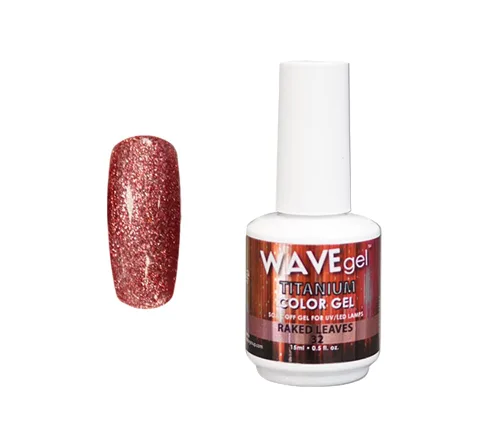 Miniatura 23 de WAVEGEL - Esmalte de uñas en gel con purpurina, colección Titanio, #28 Twinkle Pink I 0.5 onzas