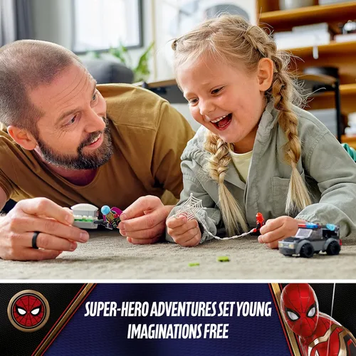 Miniatura 5 de LEGO Marvel Spider-Man vs. Mysterio's Drone Attack 76184 Kit de construcción (73 piezas)