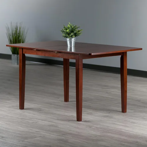 Miniatura 2 de Winsome Darren Mesa de comedor extensible, para comedor, 29 pulgadas, nogal