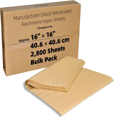 Miniatura 19 de Cuadrados de papel pergamino pequeños comerciales de 4 x 4 pulgadas (43,200 hojas), sin blanquear, antiadherentes, precortados, para envoltorios