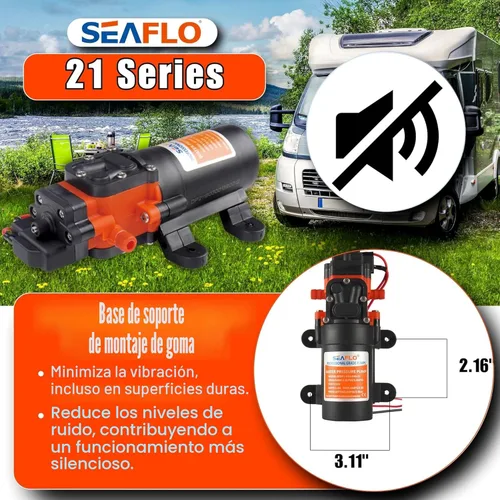 Miniatura 9 de RV/Marina bomba de cebado automático nueva 12 voltios DC/12 V, diafragma de agua dulce 35 PSI