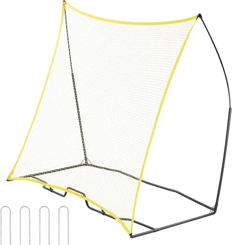Miniatura 10 de VEVOR Soccer Trainer，Portable Soccer Rebounder Net, Iron Soccer Practice Equipment, Sports Football Rebounder Wall with Portable Bag, Perfect for