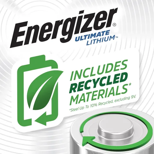 Miniatura 3 de Energizer Ultimate Lithium AA Baterías (paquete de 4), Baterías de litio doble A de 1.5V