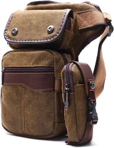 Miniatura 28 de Drop Leg Bag for Men Women #24Negro