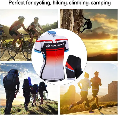 Miniatura 79 de Jersey de ciclismo para mujer, de manga corta, secado rápido, transpirable, para montaña.