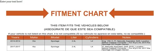 Miniatura 6 de Sensor de oxígeno O2 UPSTREAM para Hyundai Elantra Sonata