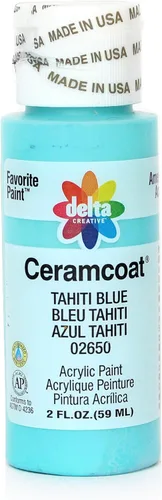 Miniatura 94 de Delta Creative Ceramcoat - Pintura acrílica en varios colores (2 onzas), 2436, carbón
