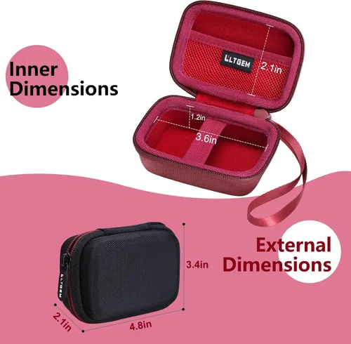 Miniatura 2 de LTGEM - Funda compatible con cámara digital Kodak PIXPRO Friendly Zoom FZ55 de 16 MP, color negro